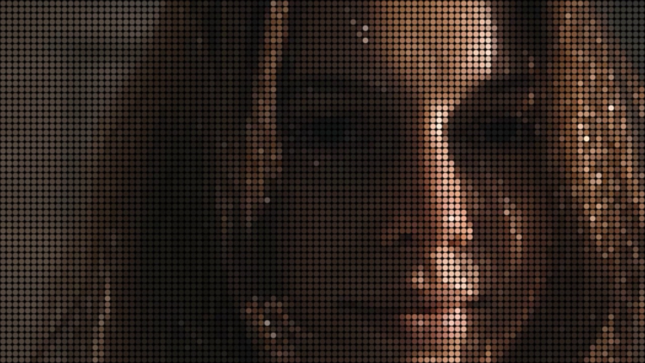 The Dot Matrix effect applied to the reference frame