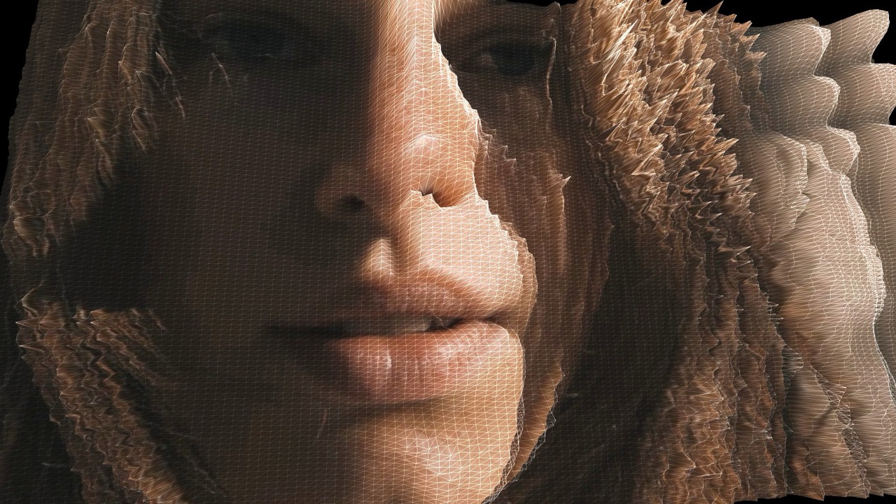 The Luma Mesh effect applied to the reference frame