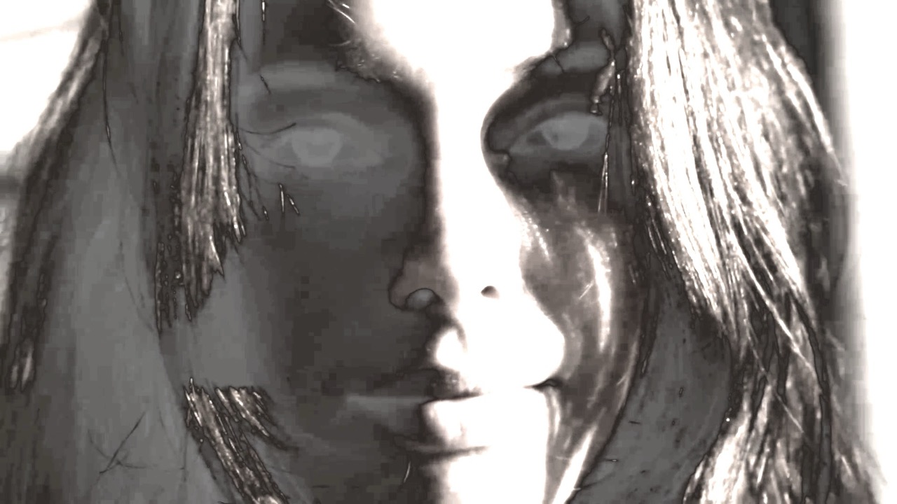 The Solarize effect applied to the reference frame